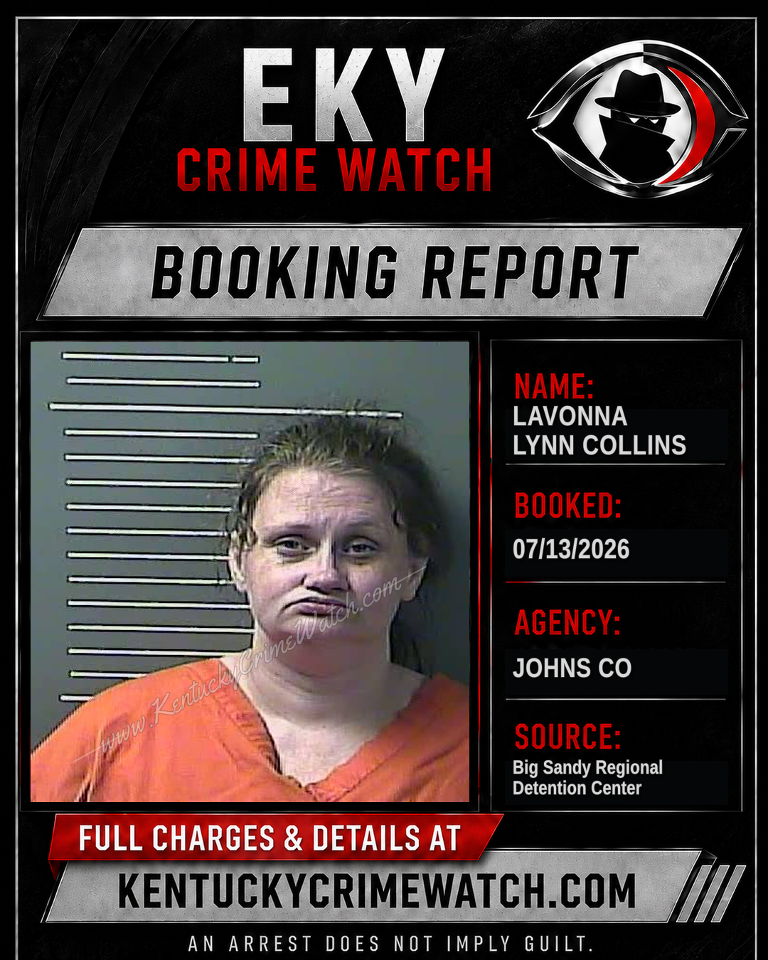 LAVONNA LYNN COLLINS booking image