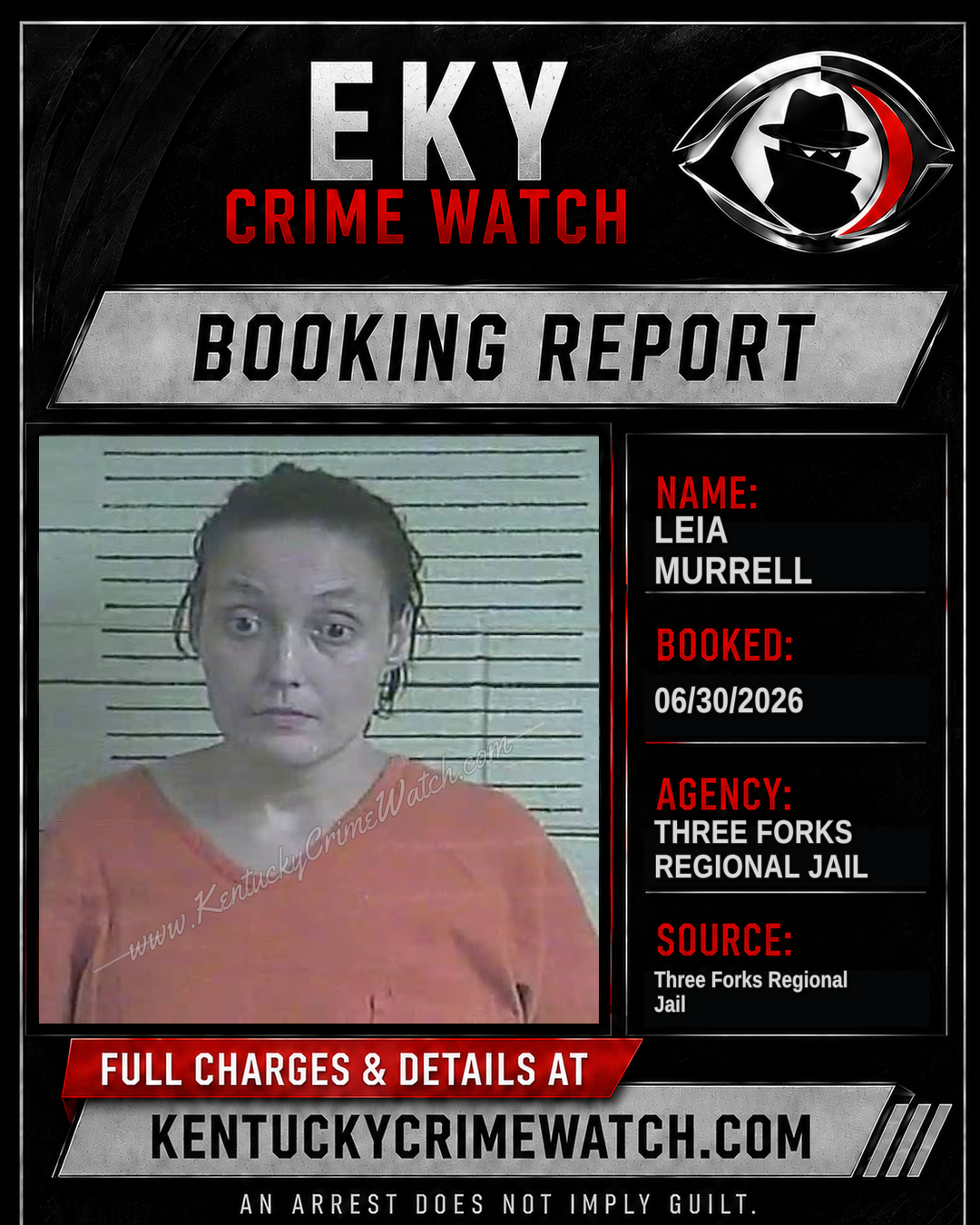 Leia Murrell booking image