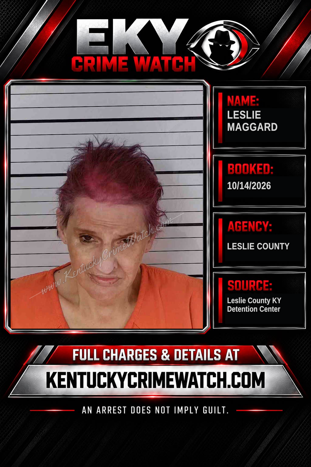 LESLIE MAGGARD booking image