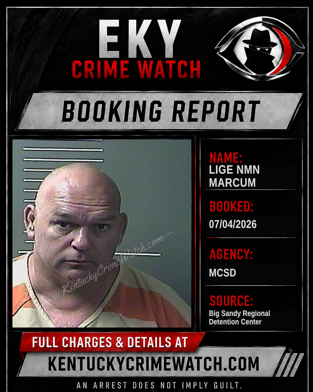LIGE NMN MARCUM booking image