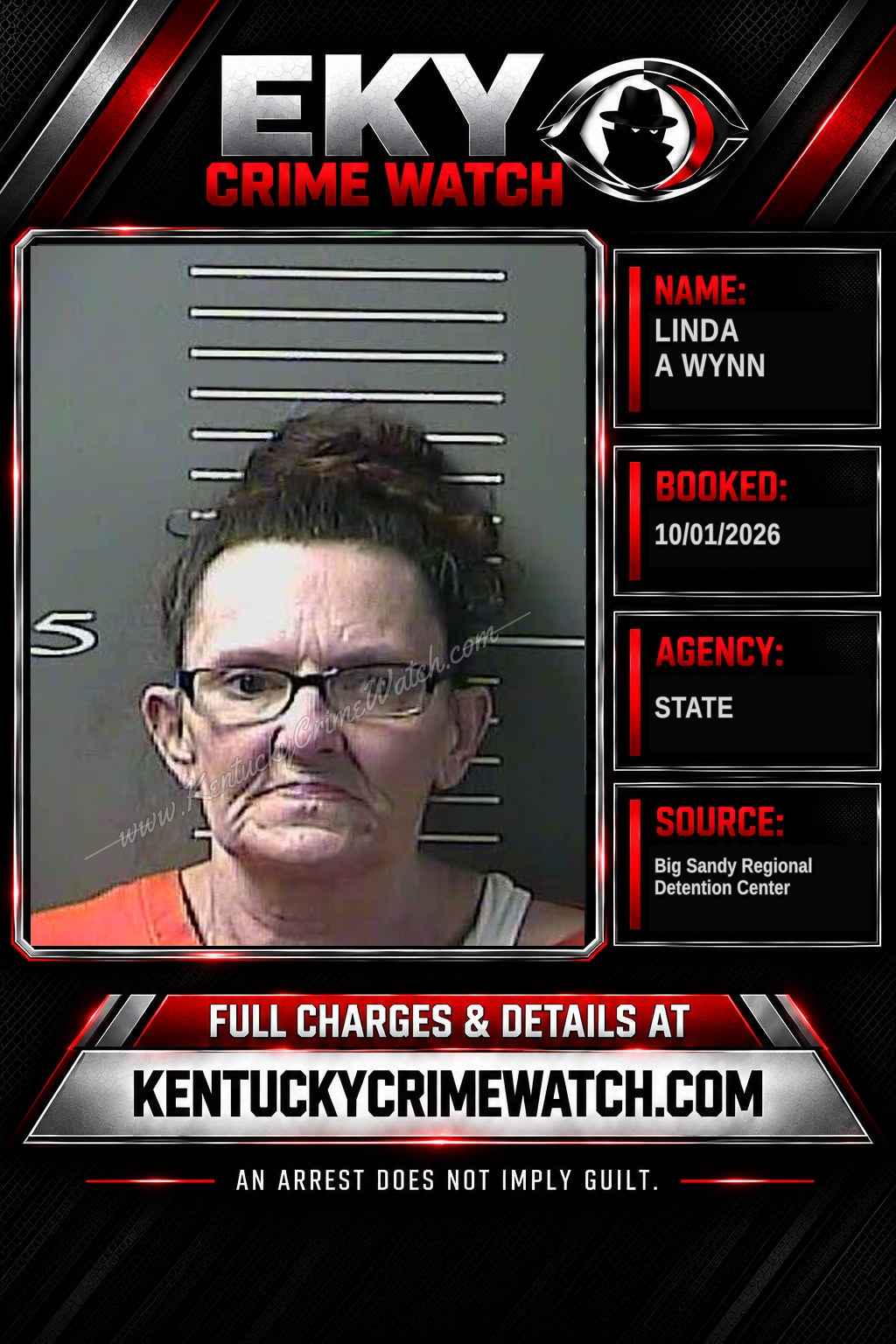 LINDA A WYNN booking image
