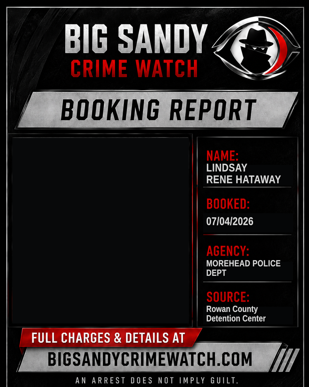 LINDSAY RENE HATAWAY booking report card