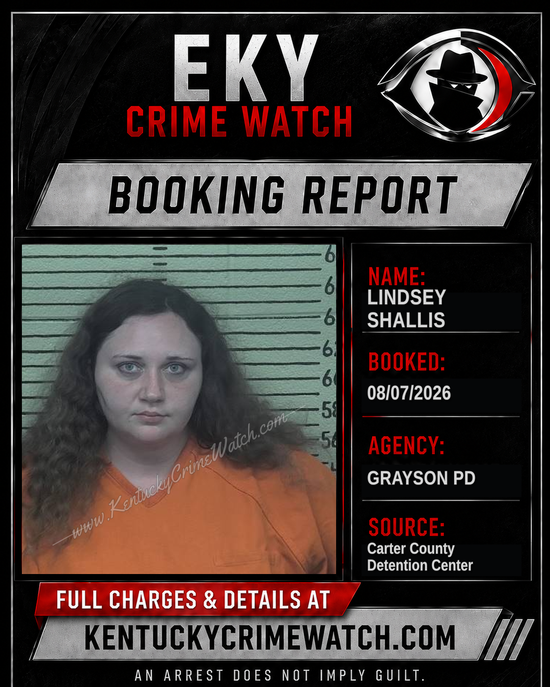 LINDSEY SHALLIS booking image