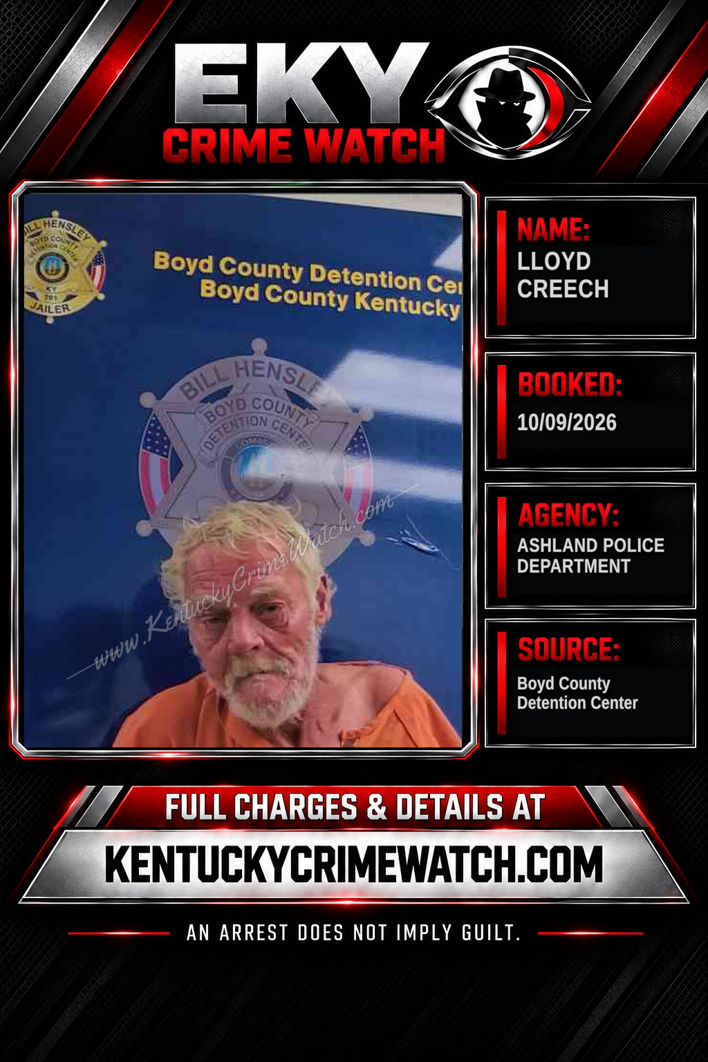 LLOYD CREECH booking image