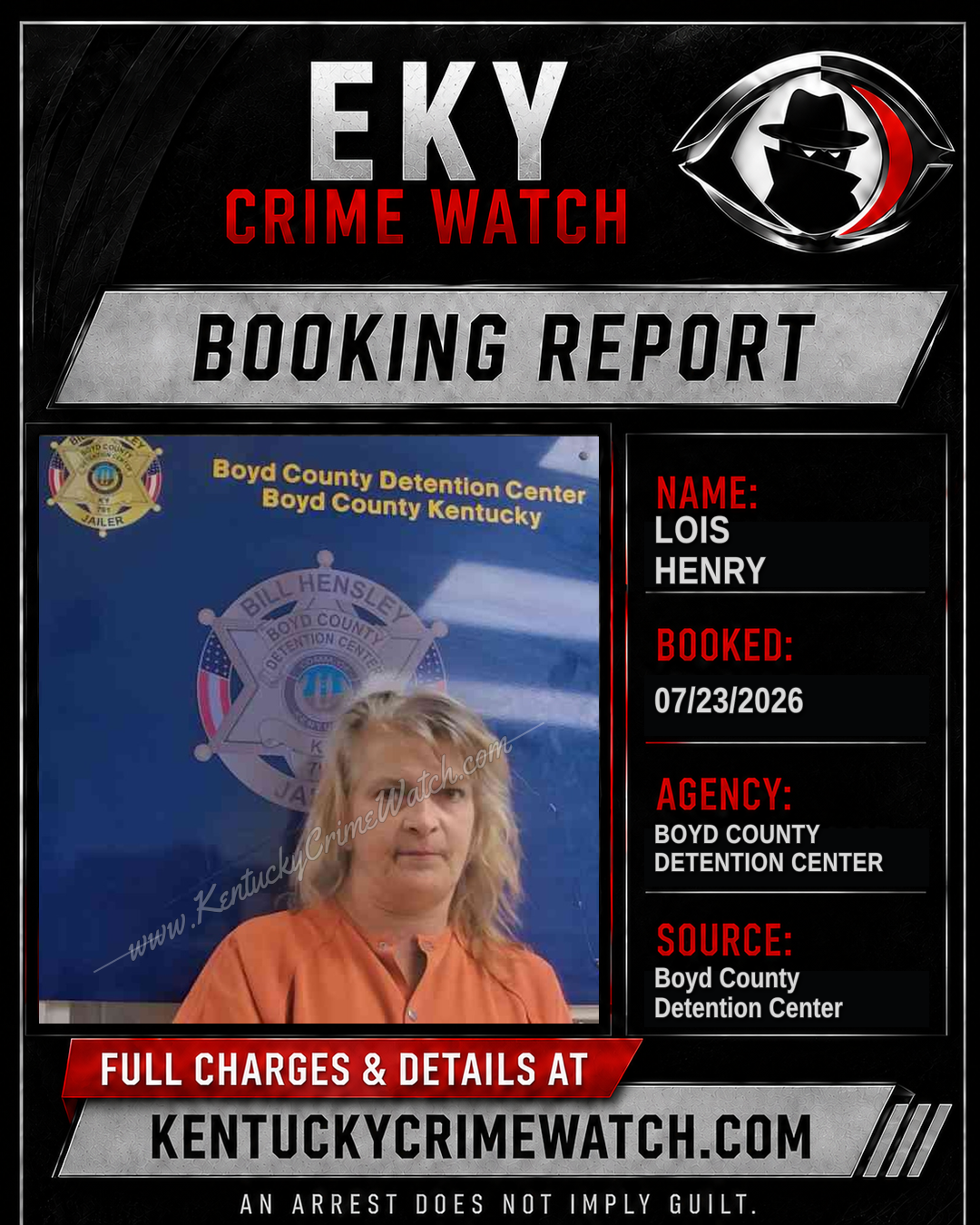 LOIS HENRY booking image