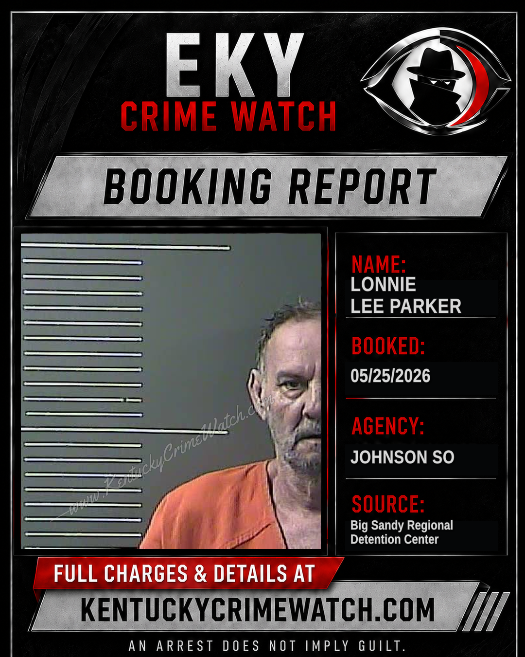 LONNIE LEE PARKER booking image