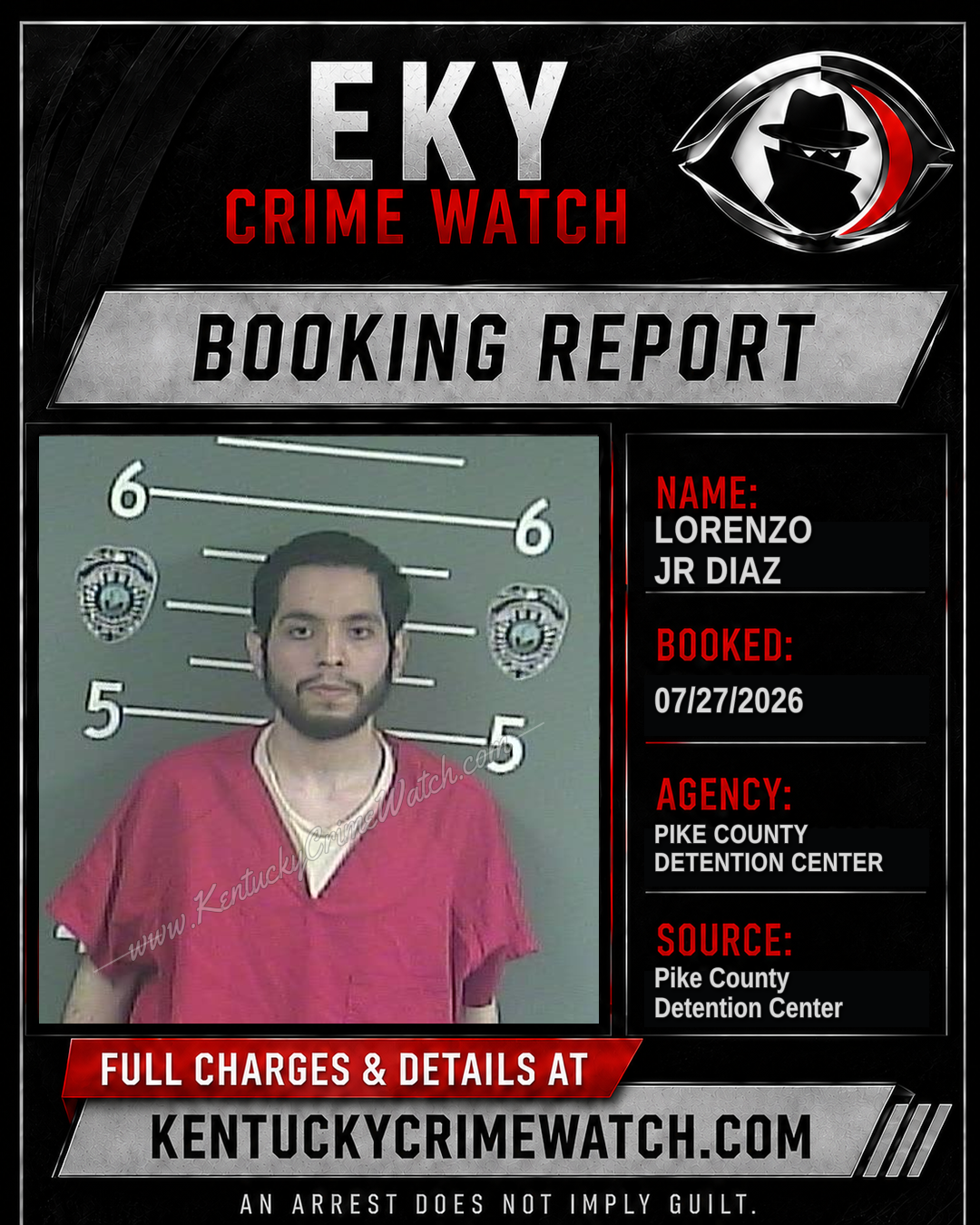 LORENZO JR DIAZ booking image