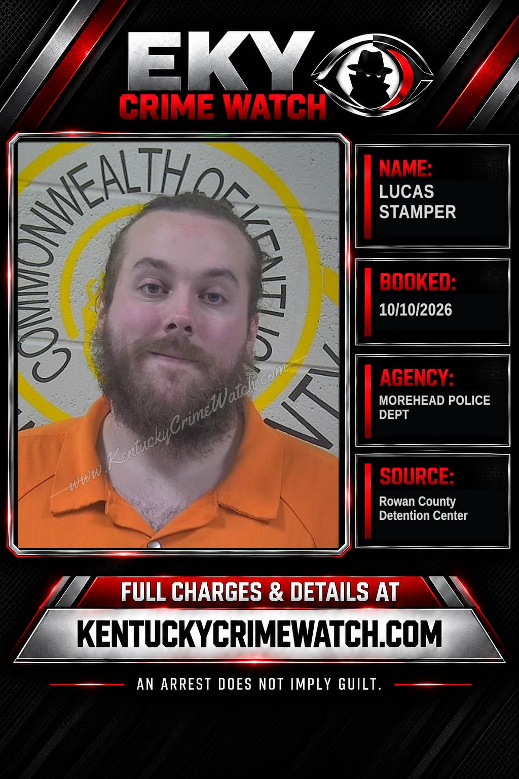 LUCAS STAMPER booking image