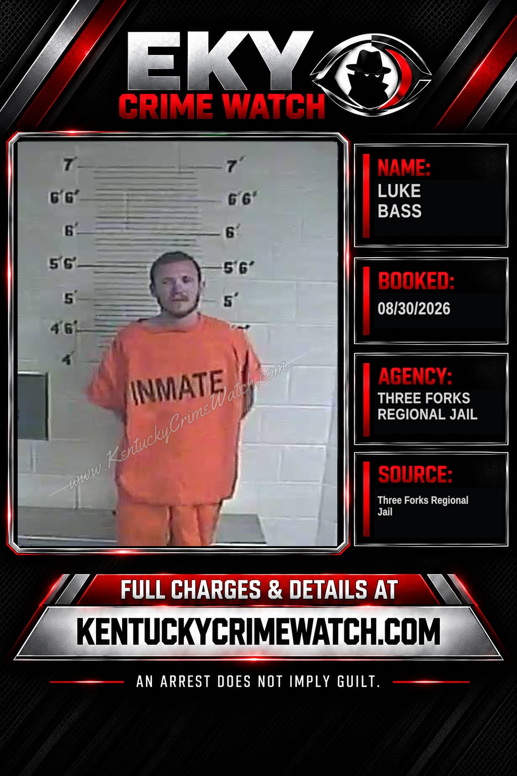 Luke Bass booking image