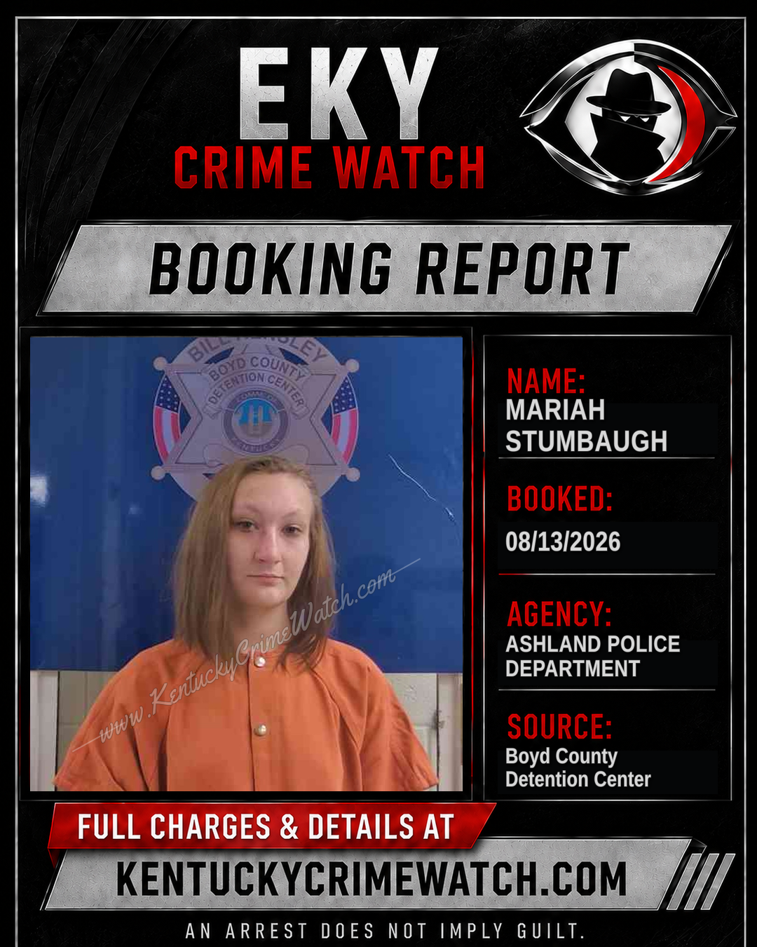 MARIAH STUMBAUGH booking image