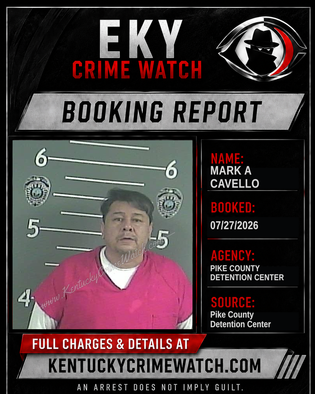 MARK A CAVELLO booking image