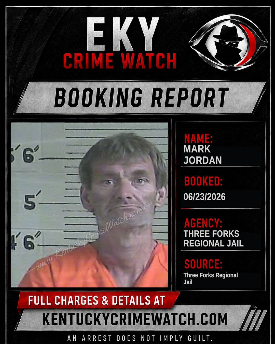 Mark Jordan booking image