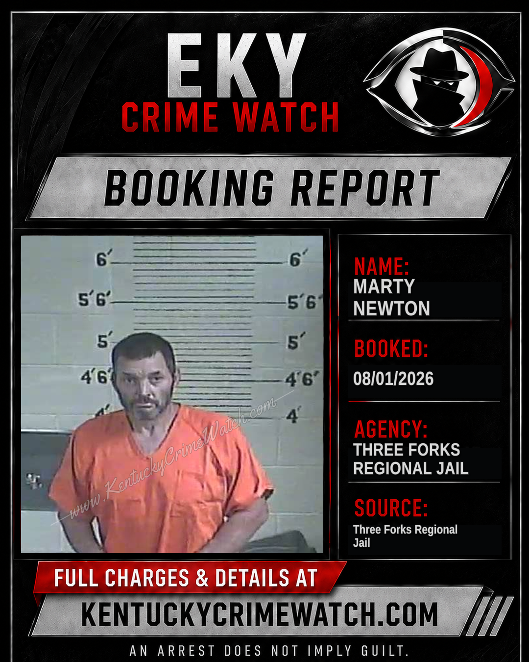 Marty Newton booking image