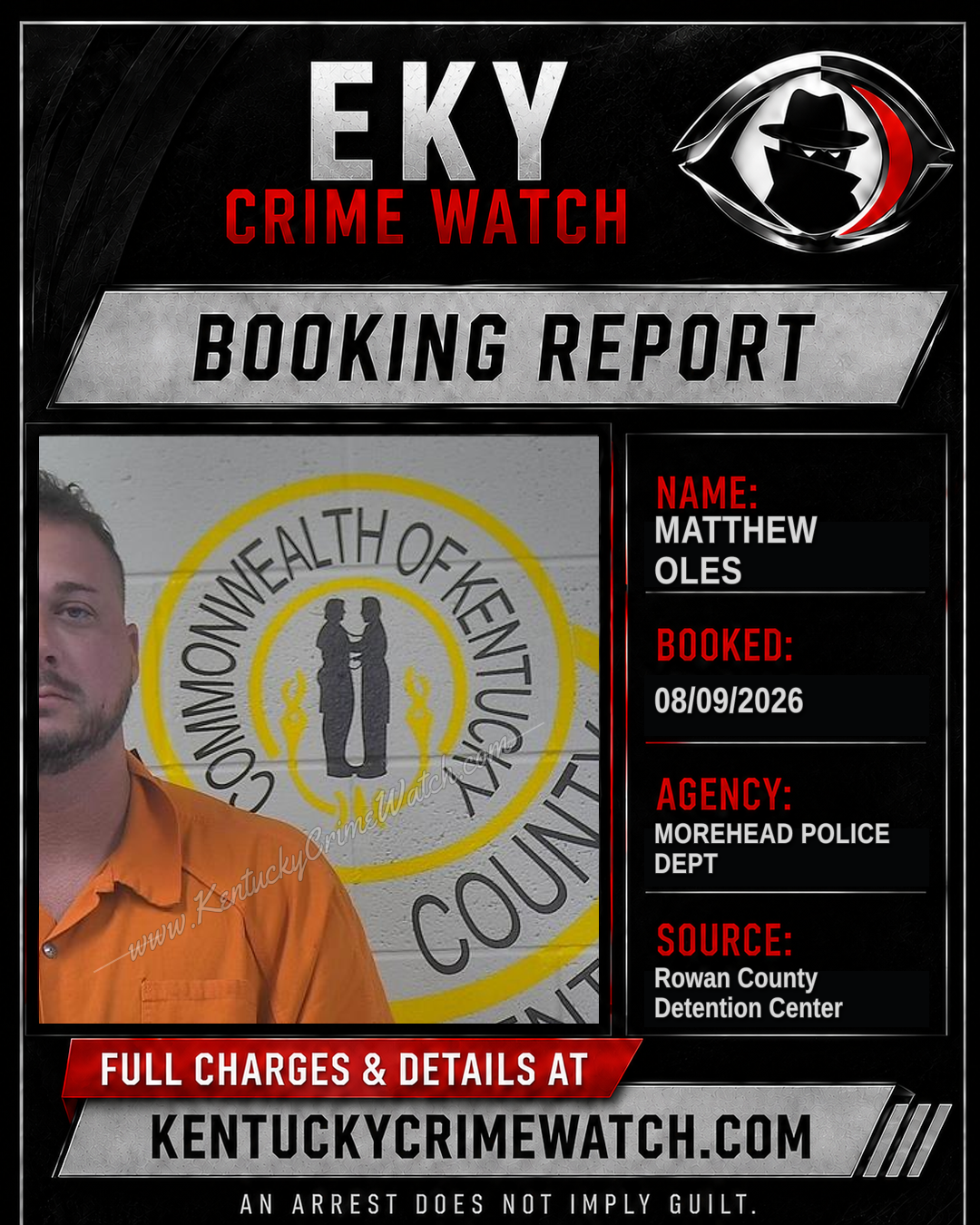 MATTHEW OLES booking image