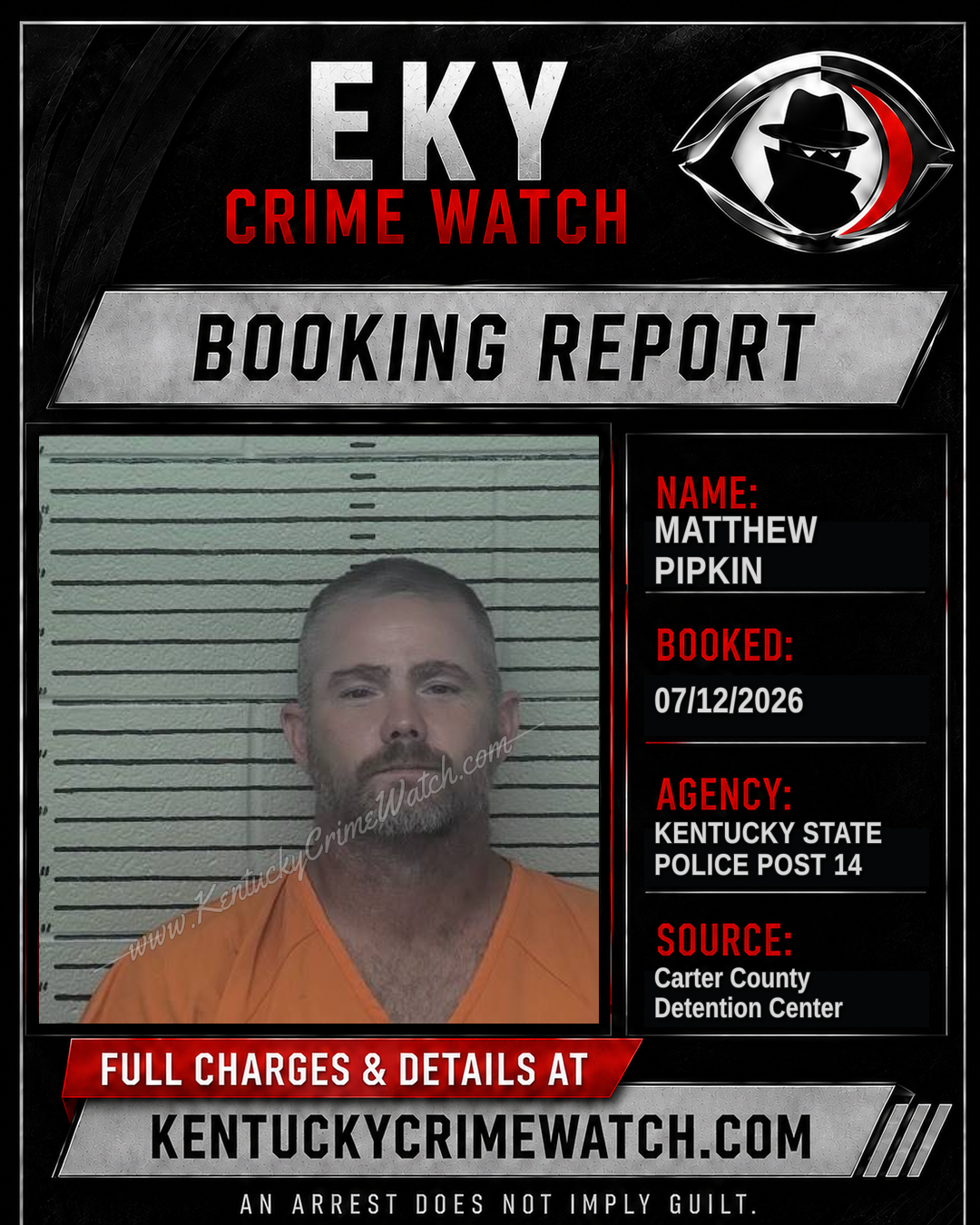 MATTHEW PIPKIN booking image