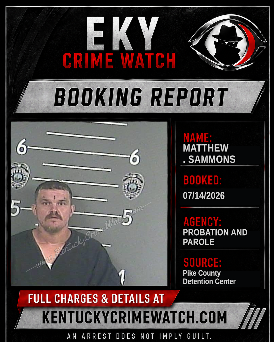 MATTHEW . SAMMONS booking image