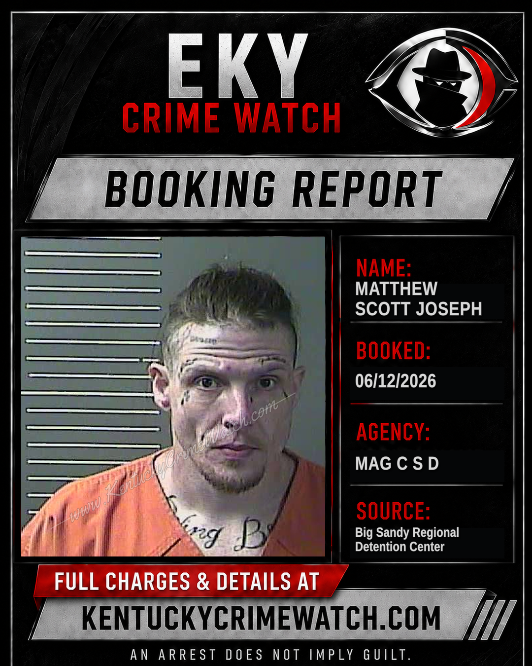 MATTHEW SCOTT JOSEPH booking image