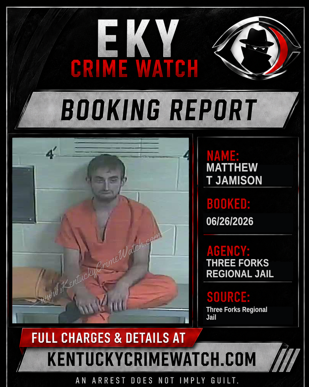 Matthew T Jamison booking image