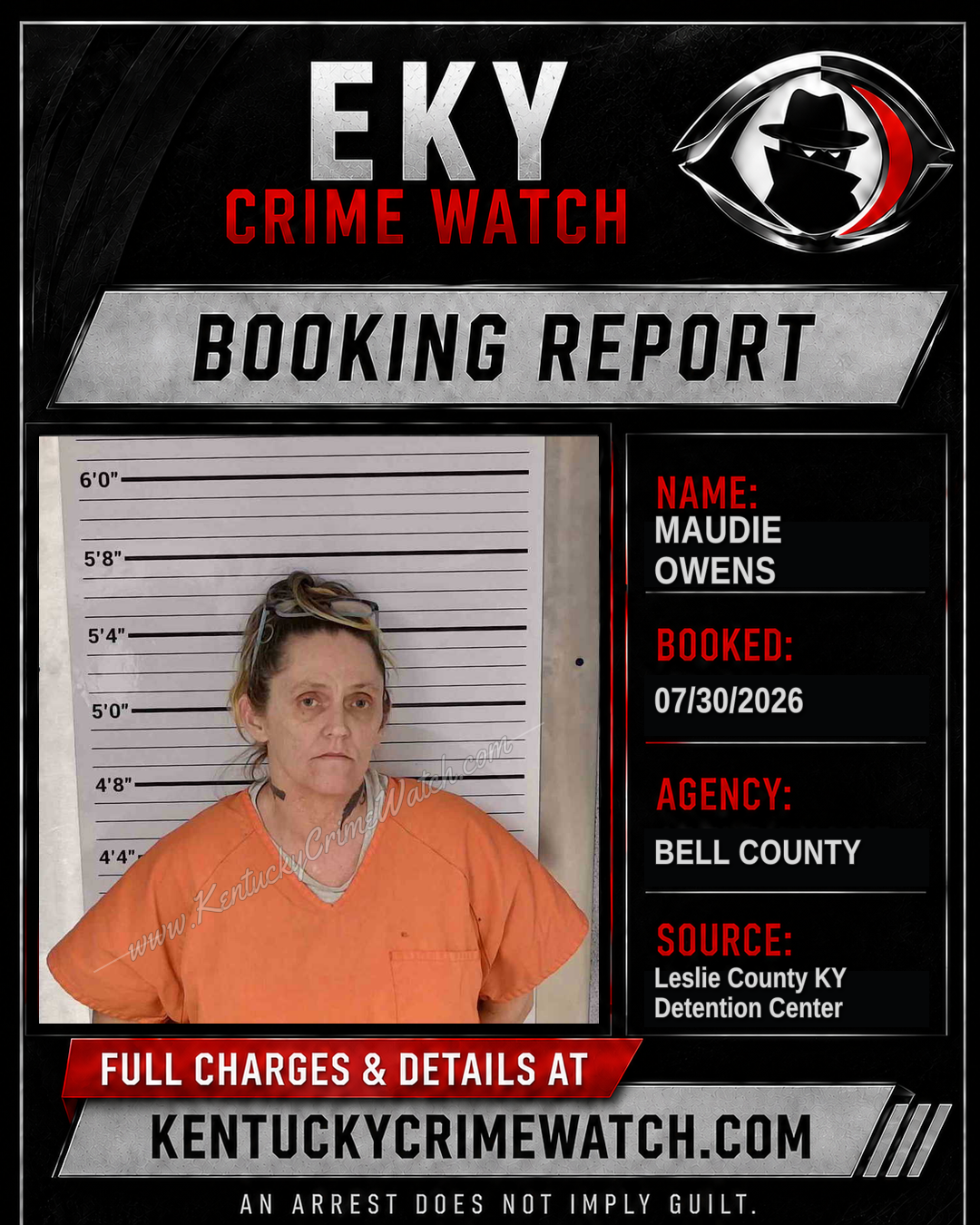 MAUDIE OWENS booking image