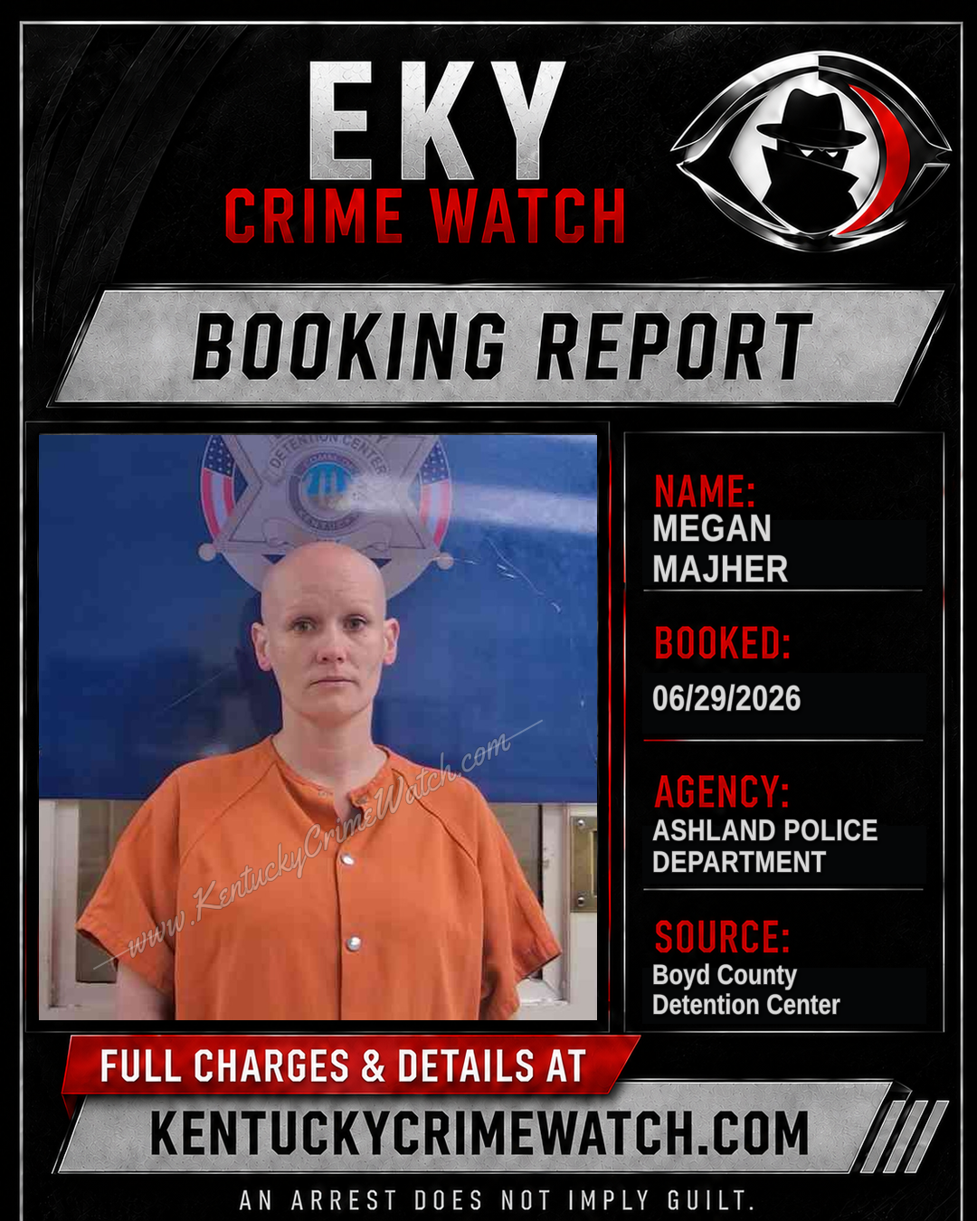 MEGAN MAJHER booking image