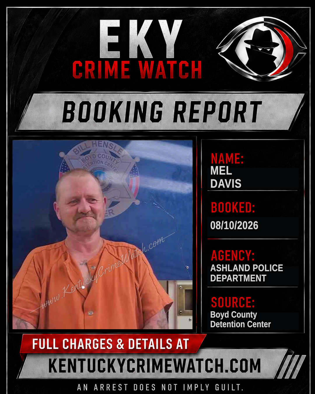 MEL DAVIS booking image