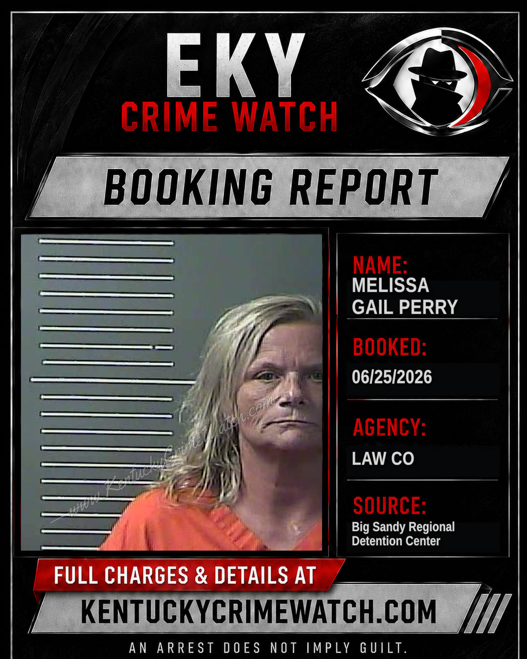 MELISSA GAIL PERRY booking image