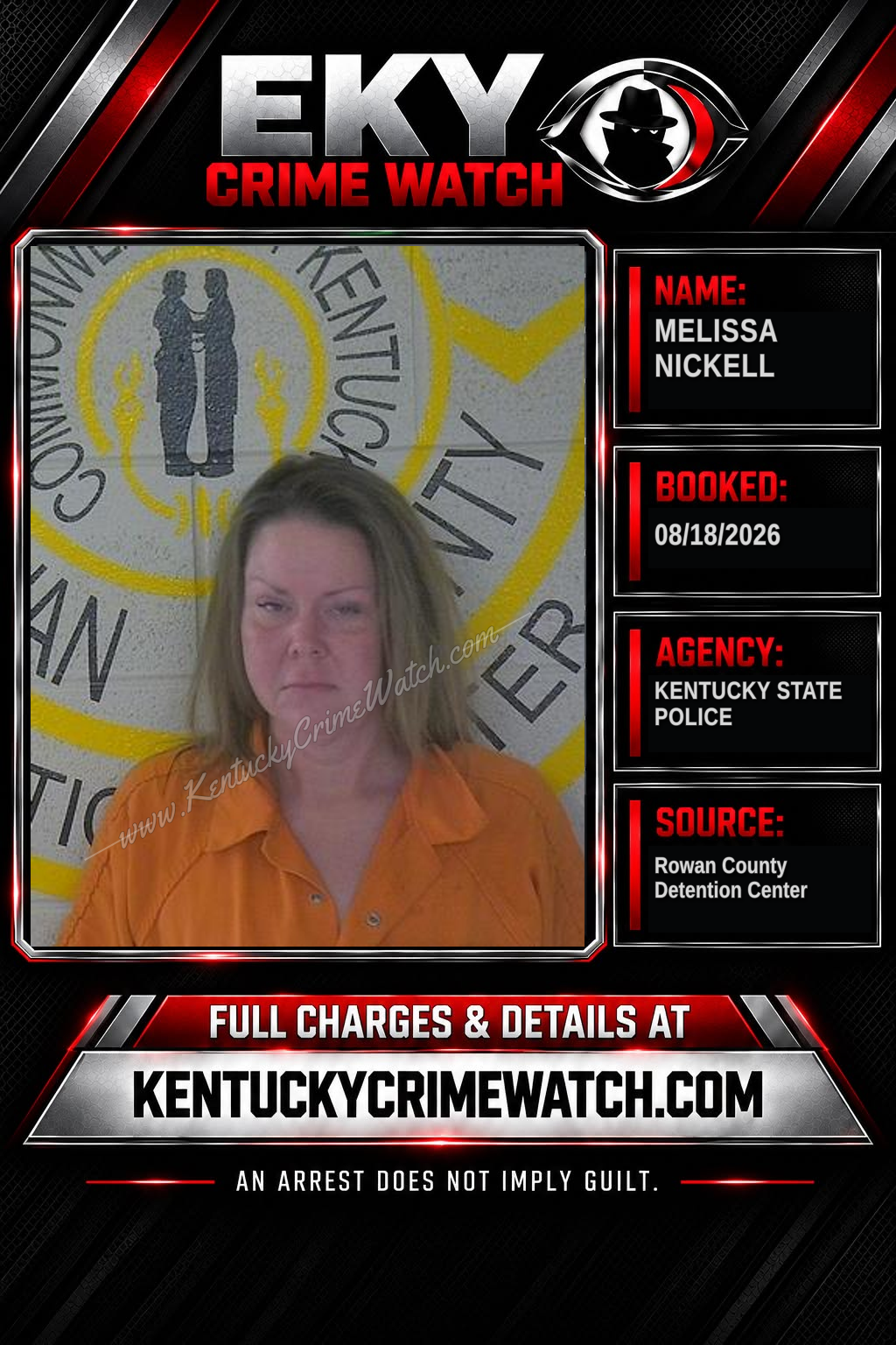 MELISSA NICKELL booking image