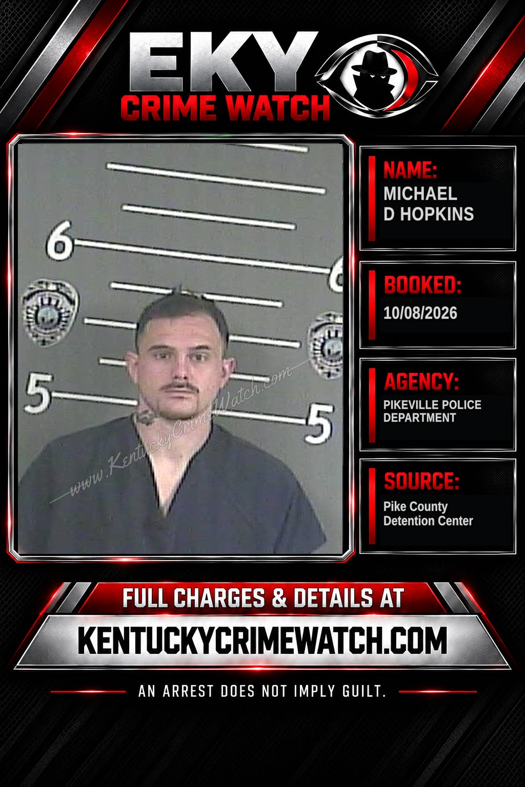MICHAEL D HOPKINS booking image