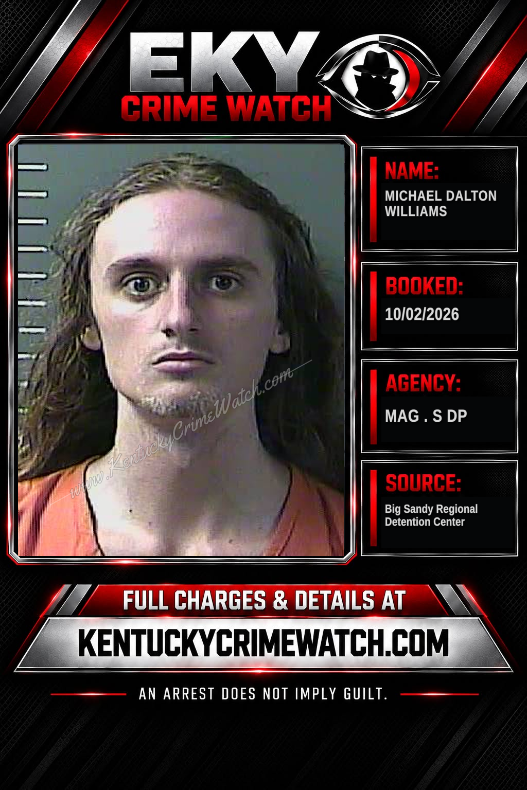 MICHAEL DALTON WILLIAMS booking image
