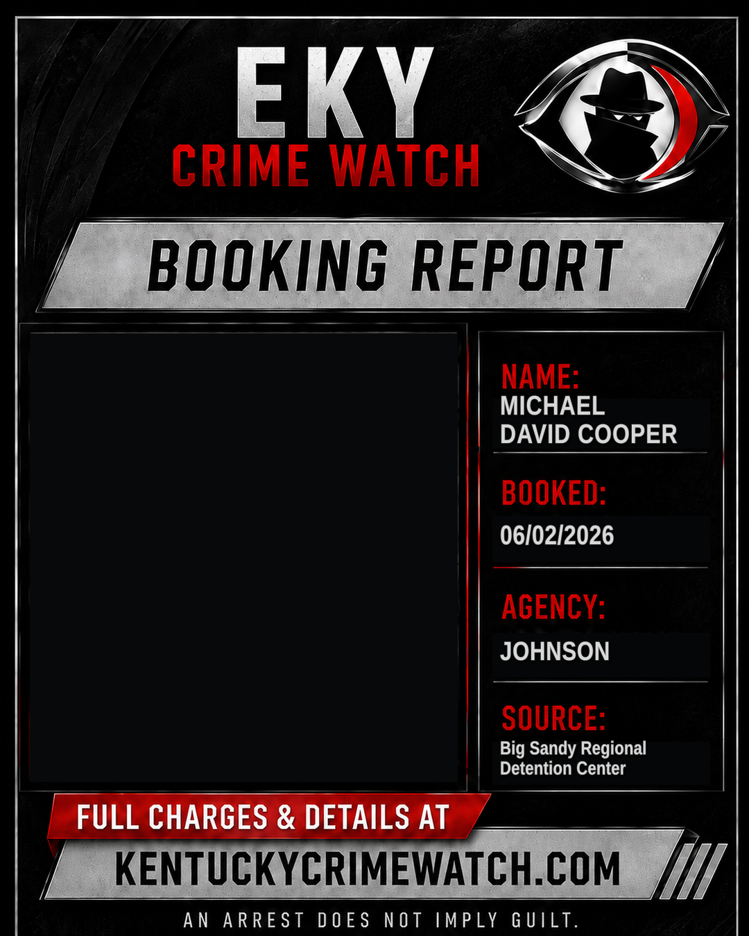 MICHAEL DAVID COOPER booking image