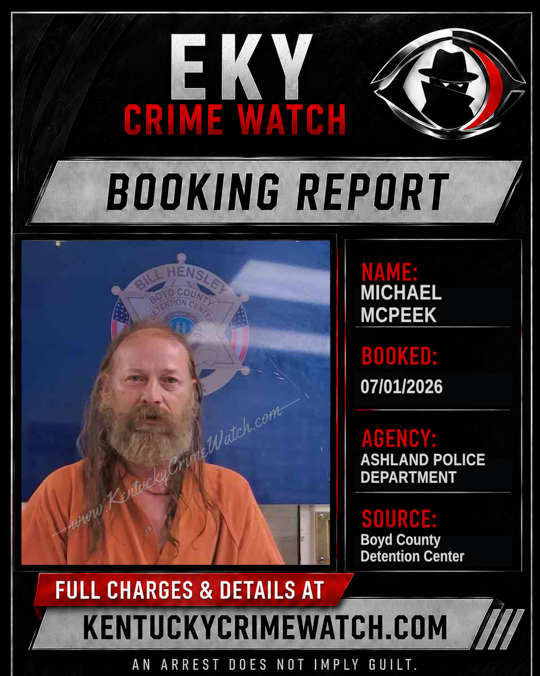 MICHAEL MCPEEK booking image