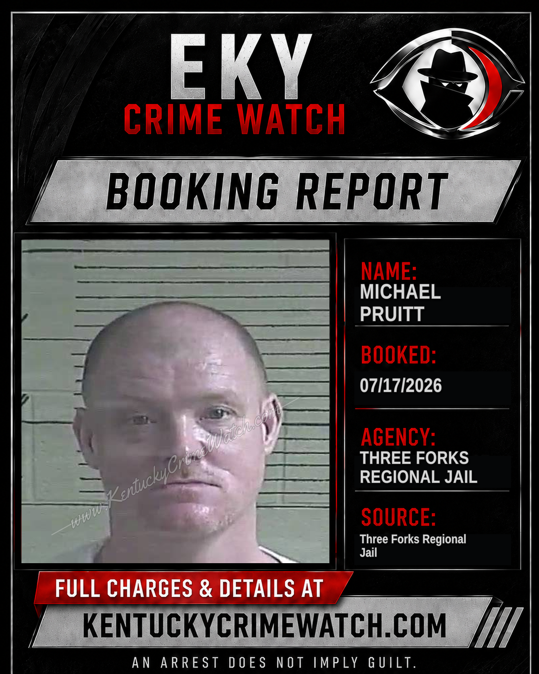 Michael Pruitt booking image