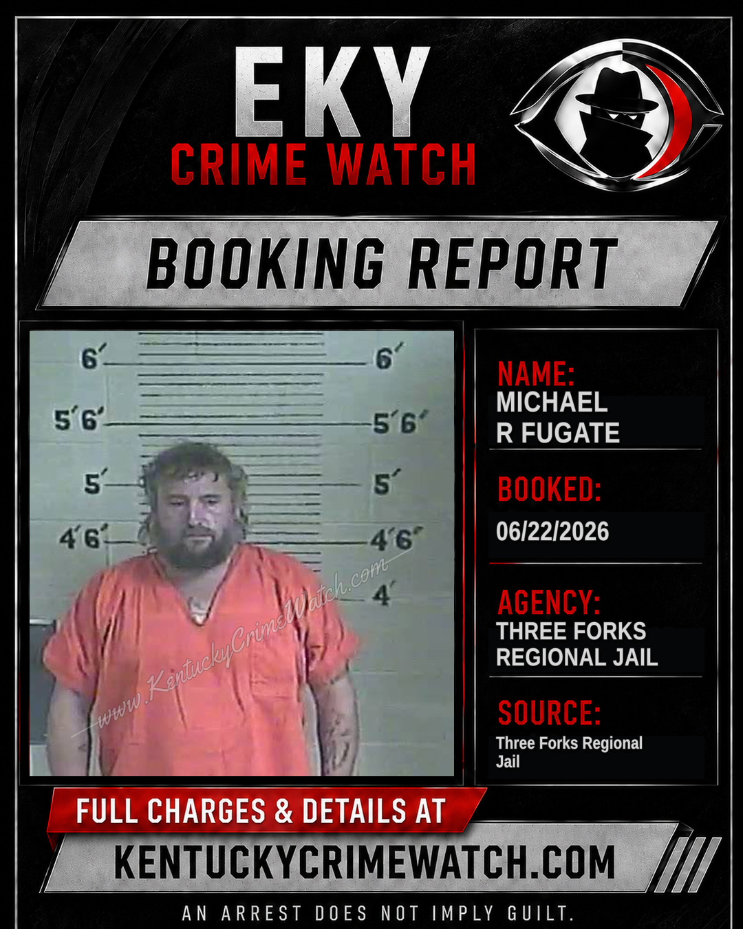Michael R Fugate booking image