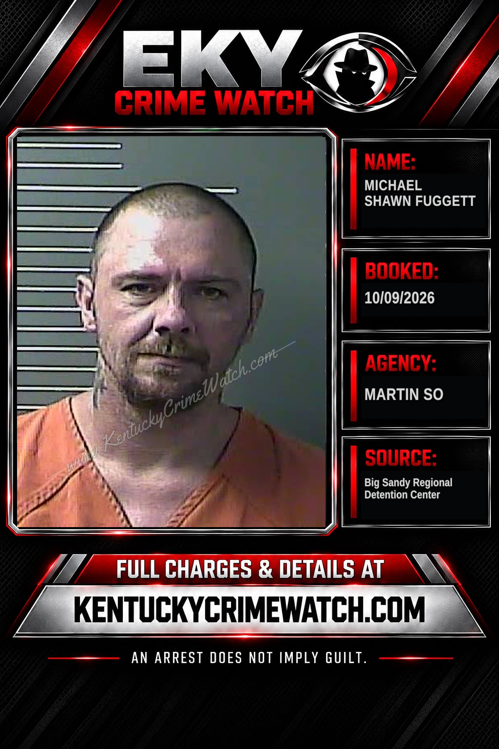 MICHAEL SHAWN FUGGETT booking image
