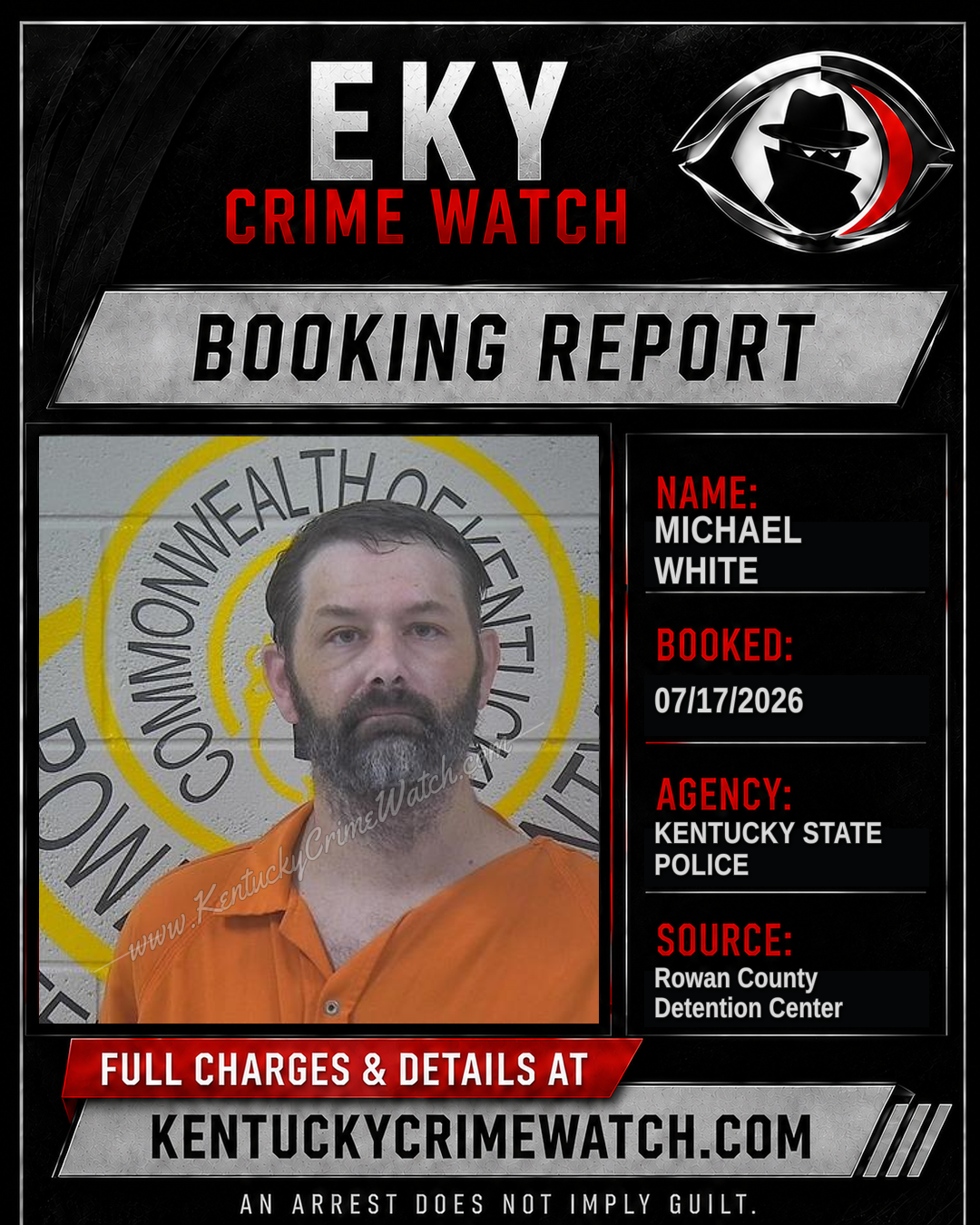 MICHAEL WHITE booking image