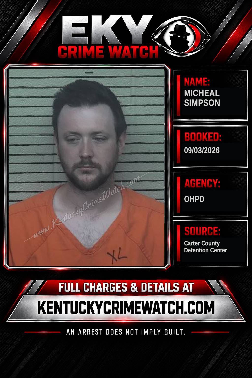 MICHEAL SIMPSON booking image