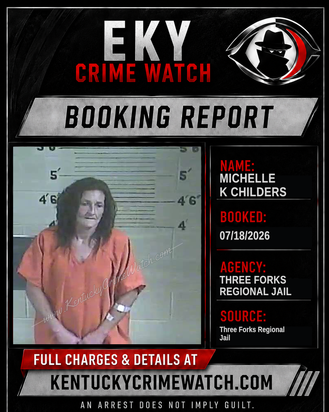Michelle K Childers booking image
