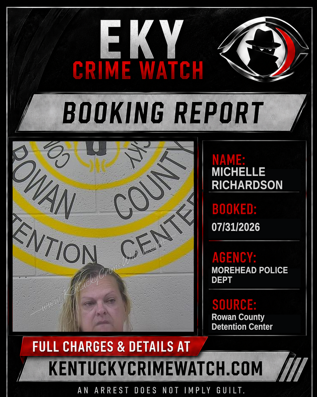 MICHELLE RICHARDSON booking image