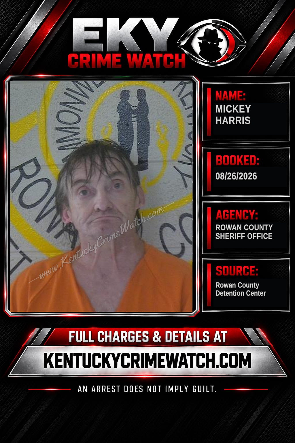MICKEY HARRIS booking image