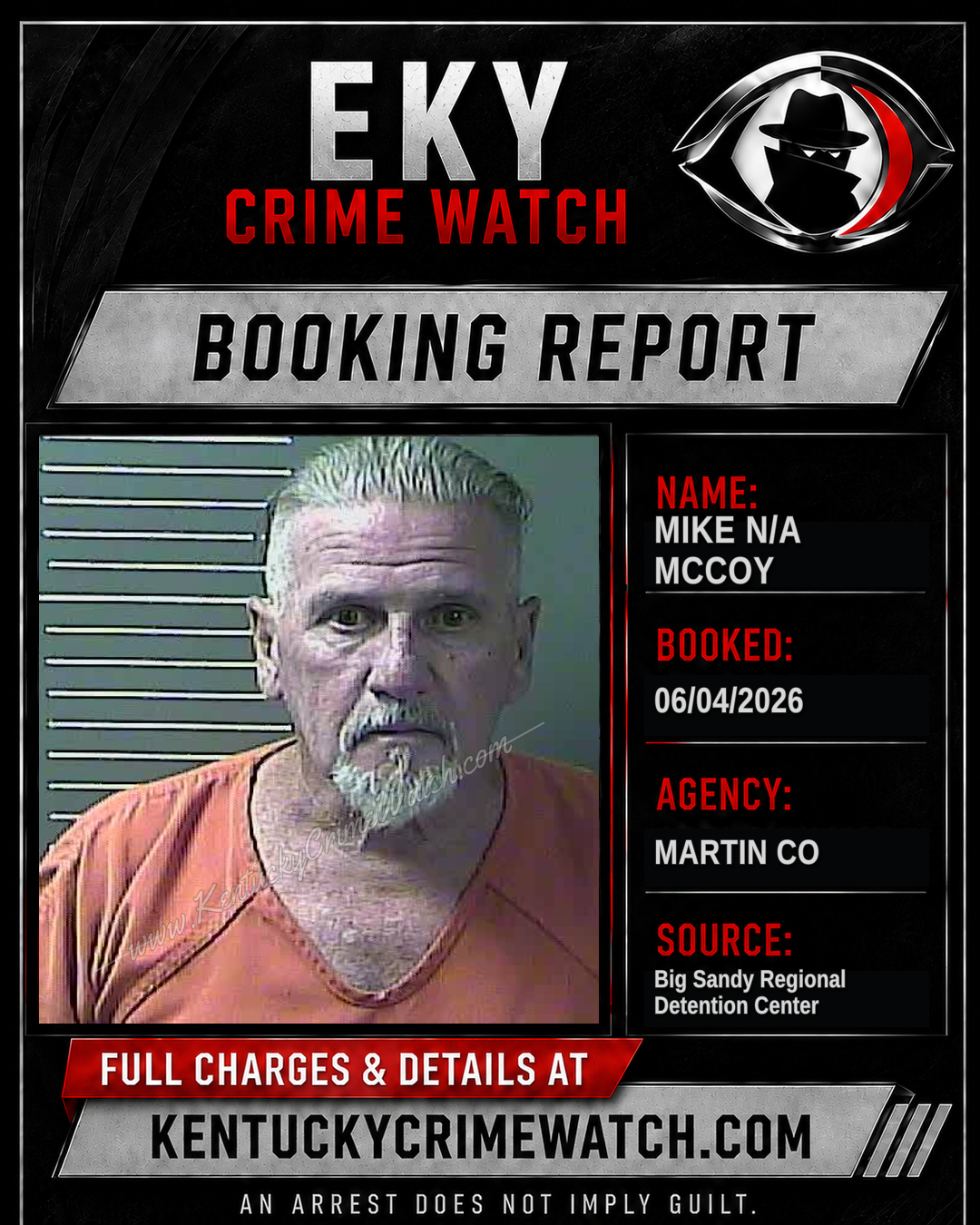 MIKE N/A MCCOY booking image