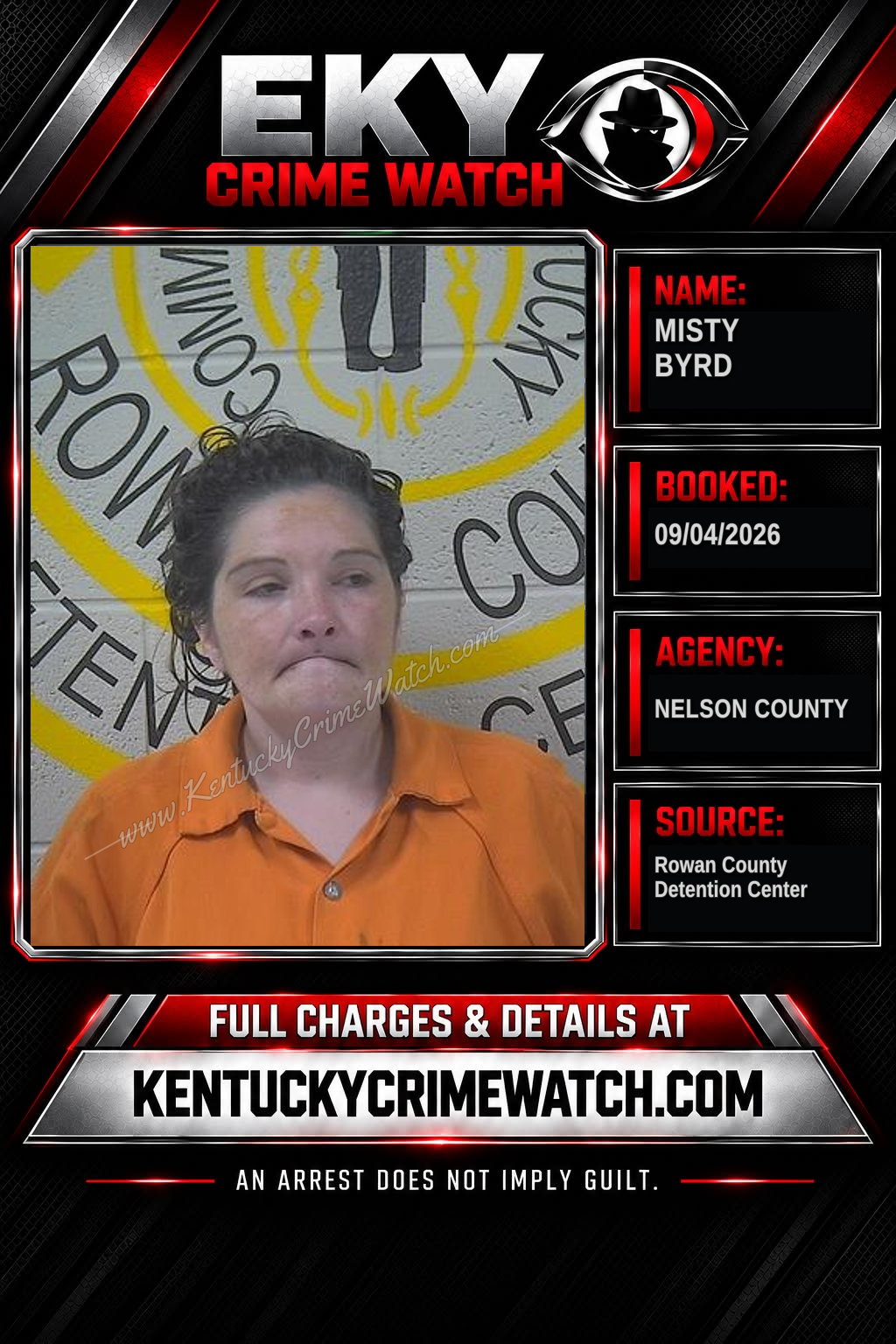 MISTY BYRD booking image