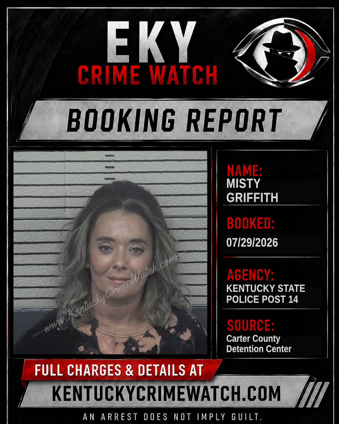 MISTY GRIFFITH booking image