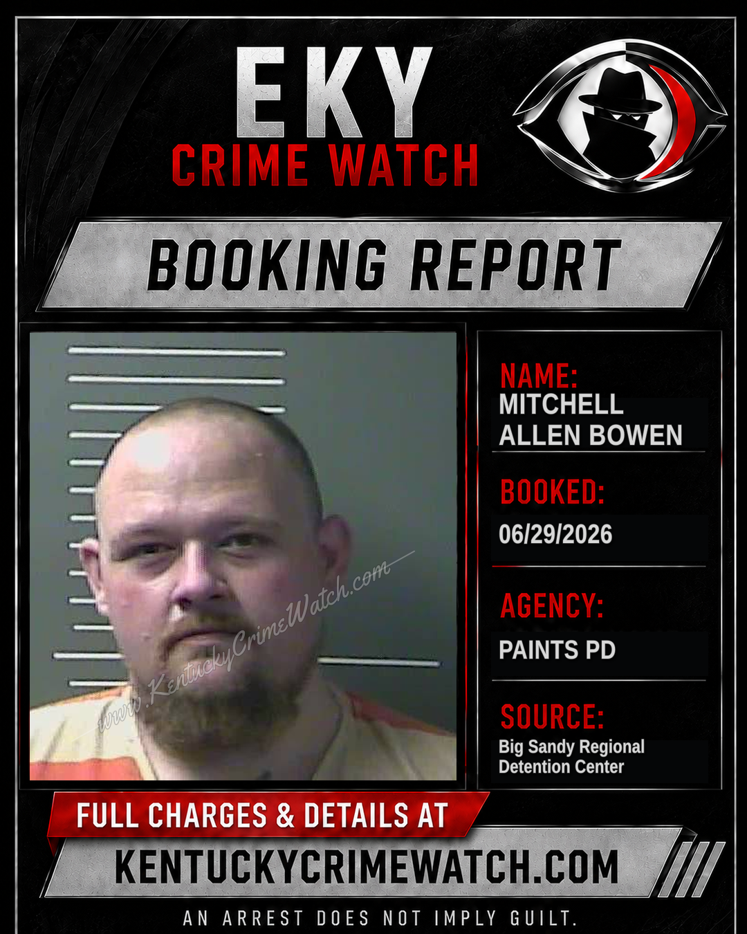 MITCHELL ALLEN BOWEN booking image