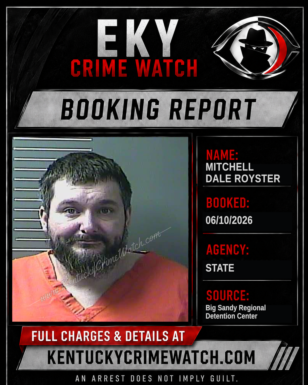 MITCHELL DALE ROYSTER booking image