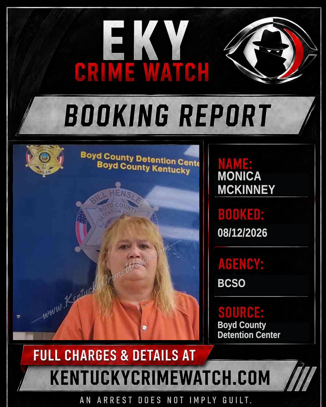 MONICA MCKINNEY booking image