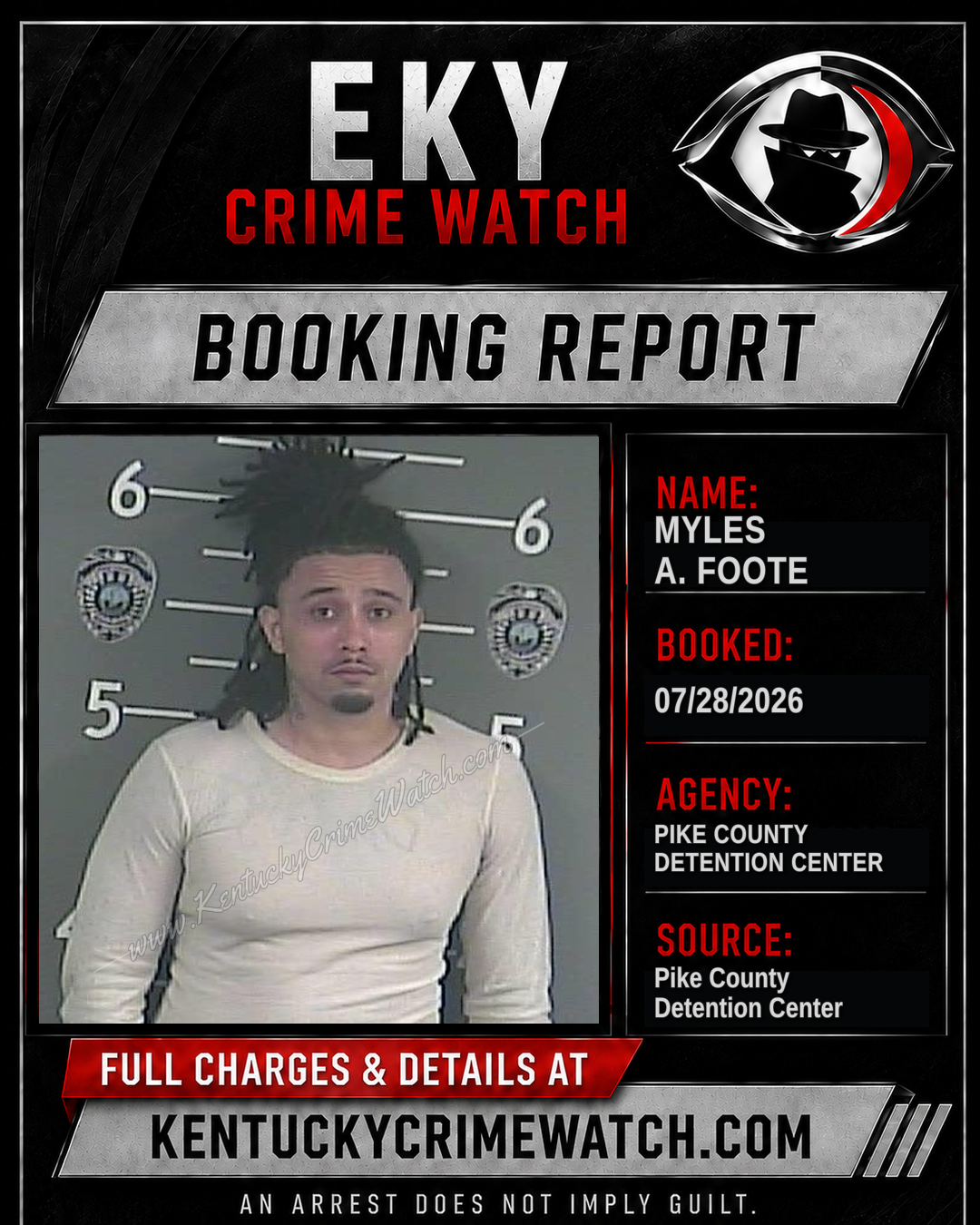 MYLES A. FOOTE booking image