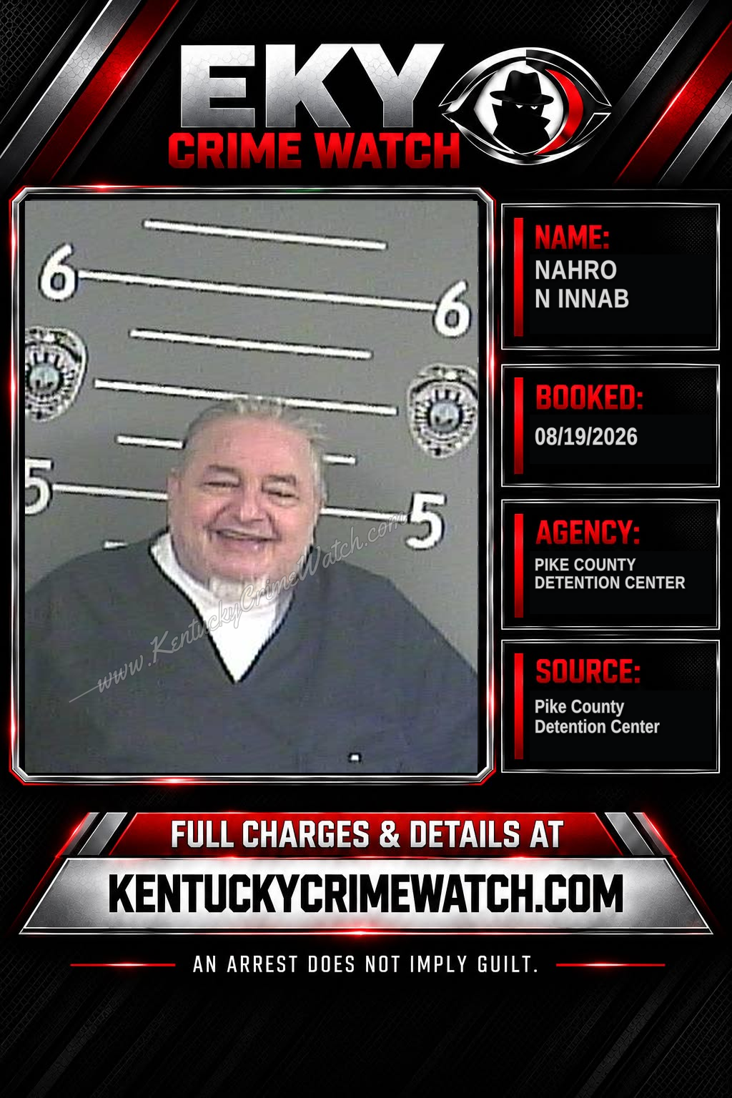 NAHRO N INNAB booking image