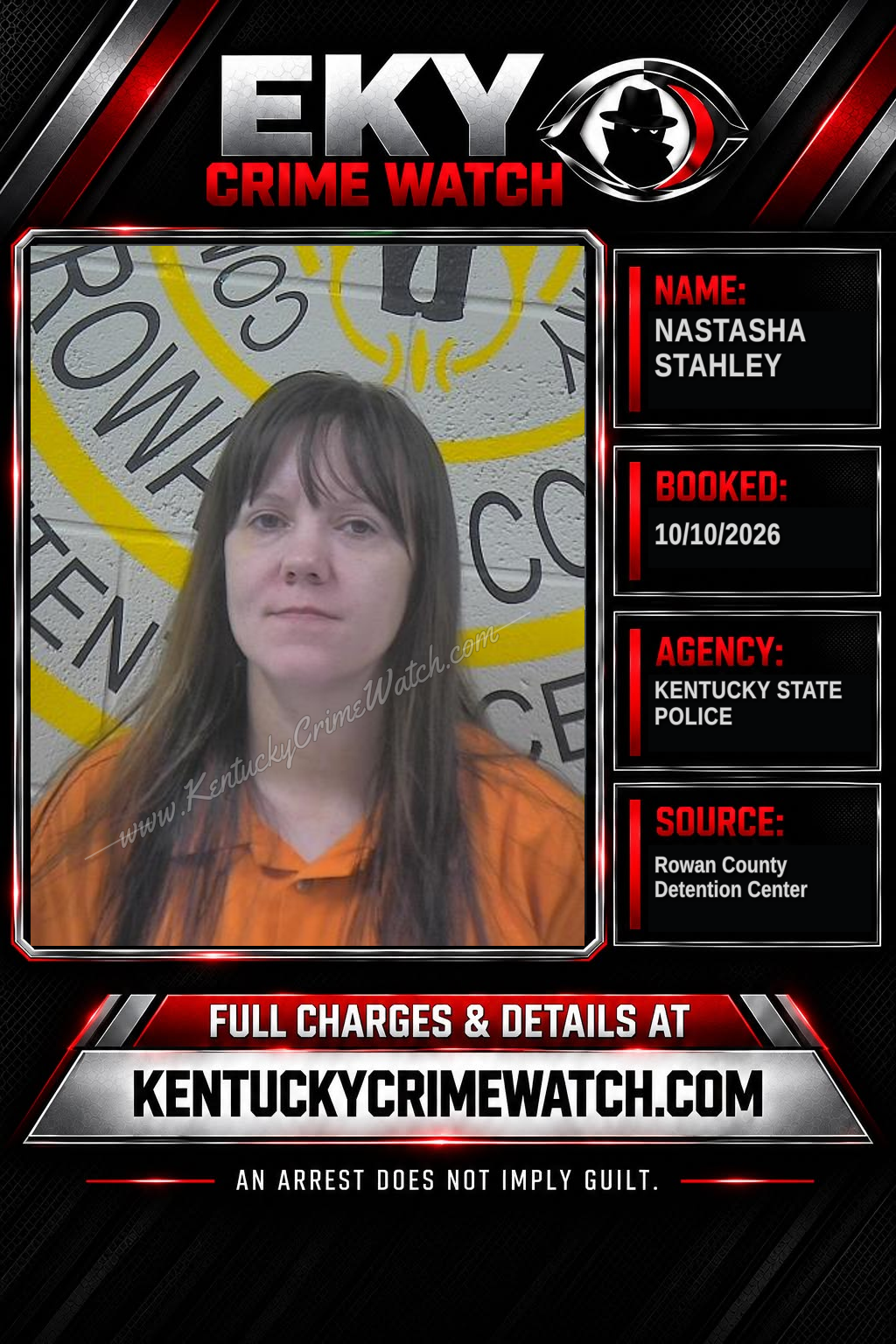 NASTASHA STAHLEY booking image