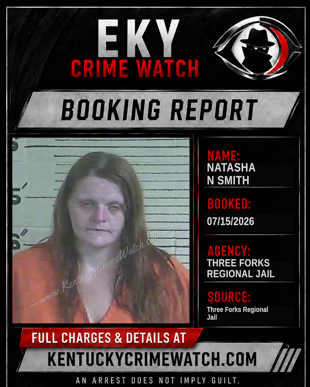 Natasha N Smith booking image