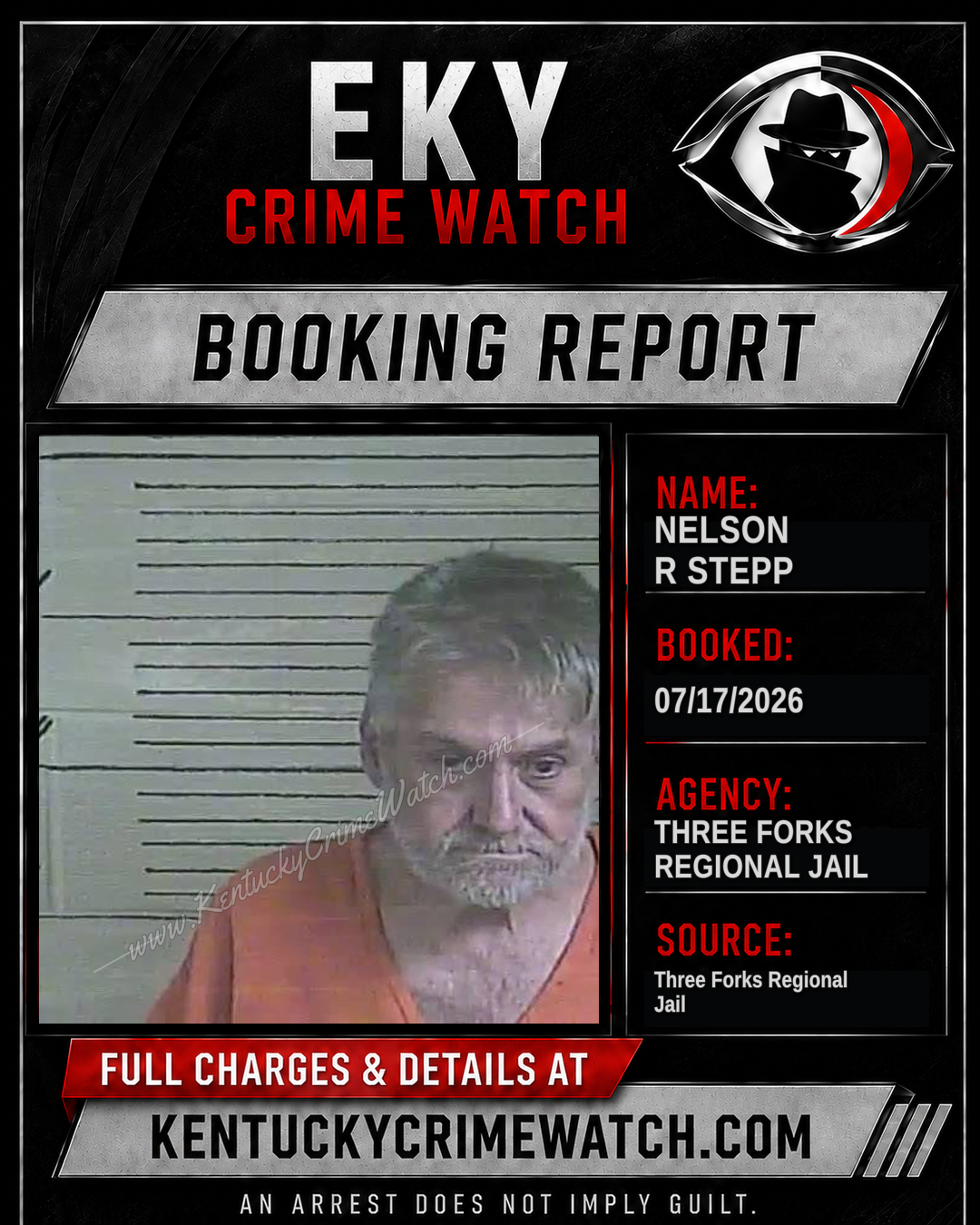 Nelson R Stepp booking image